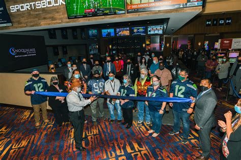 Washington’s first sportsbook set to open at Snoqualmie Casino, .